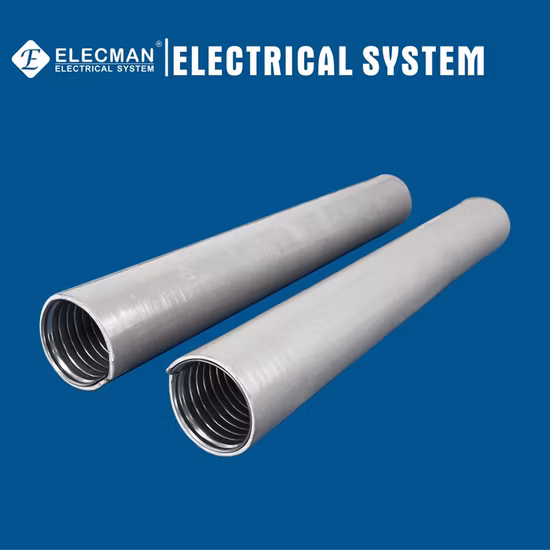 Líquido elétrico à prova d'água Gi Flexível/Metal Corrugado Conduíte/Tubo Cinzento de Aço