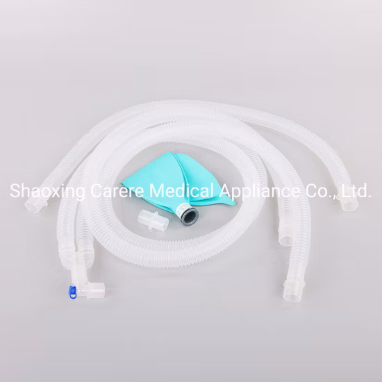 Tubo corrugado do circuito respiratório descartável da anestesia dos produtos médicos